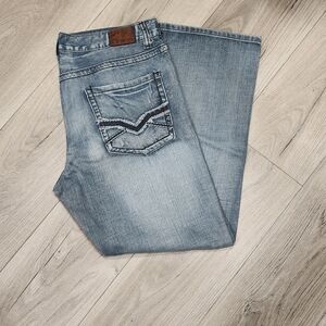 Flypaper Men's Boot Cut Blue Jeans